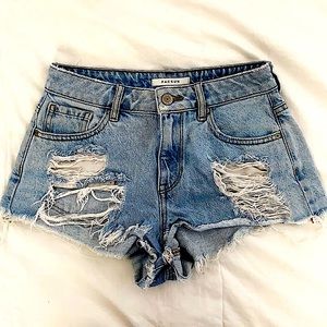 ripped blue jeans 👖